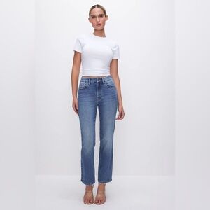 Good American Always Fits Good Legs Straight Jeans
